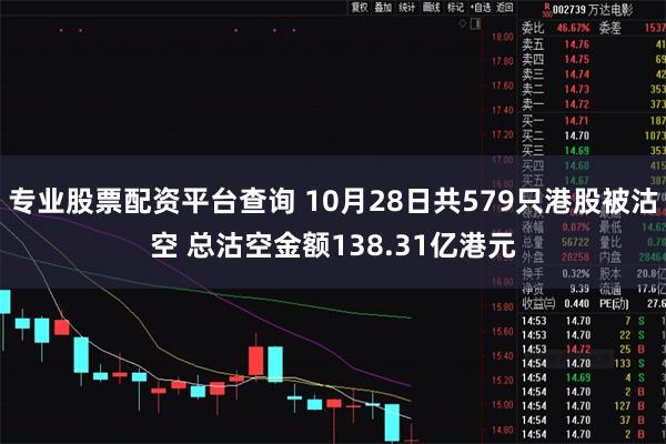 专业股票配资平台查询 10月28日共579只港股被沽空 总沽空金额138.31亿港元