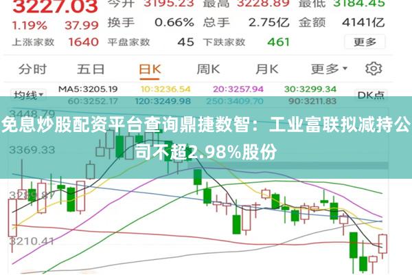免息炒股配资平台查询鼎捷数智：工业富联拟减持公司不超2.98%股份